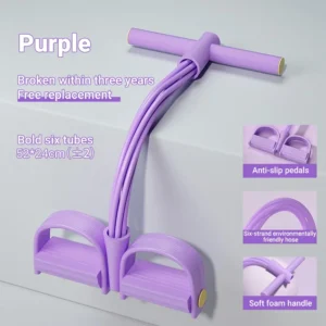 6-Tube Resistance Band Multi Function