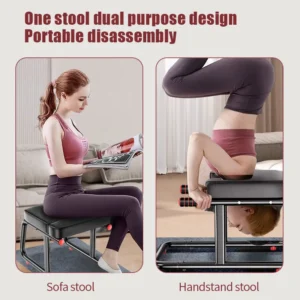 Vertical yoga chair for balance training