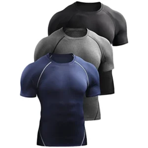 2026 Compression T Shirt Workout Shirts Men
