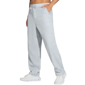 Men's Baggy Sweatpants Fleece Drawstring  Workout Pants with Pockets